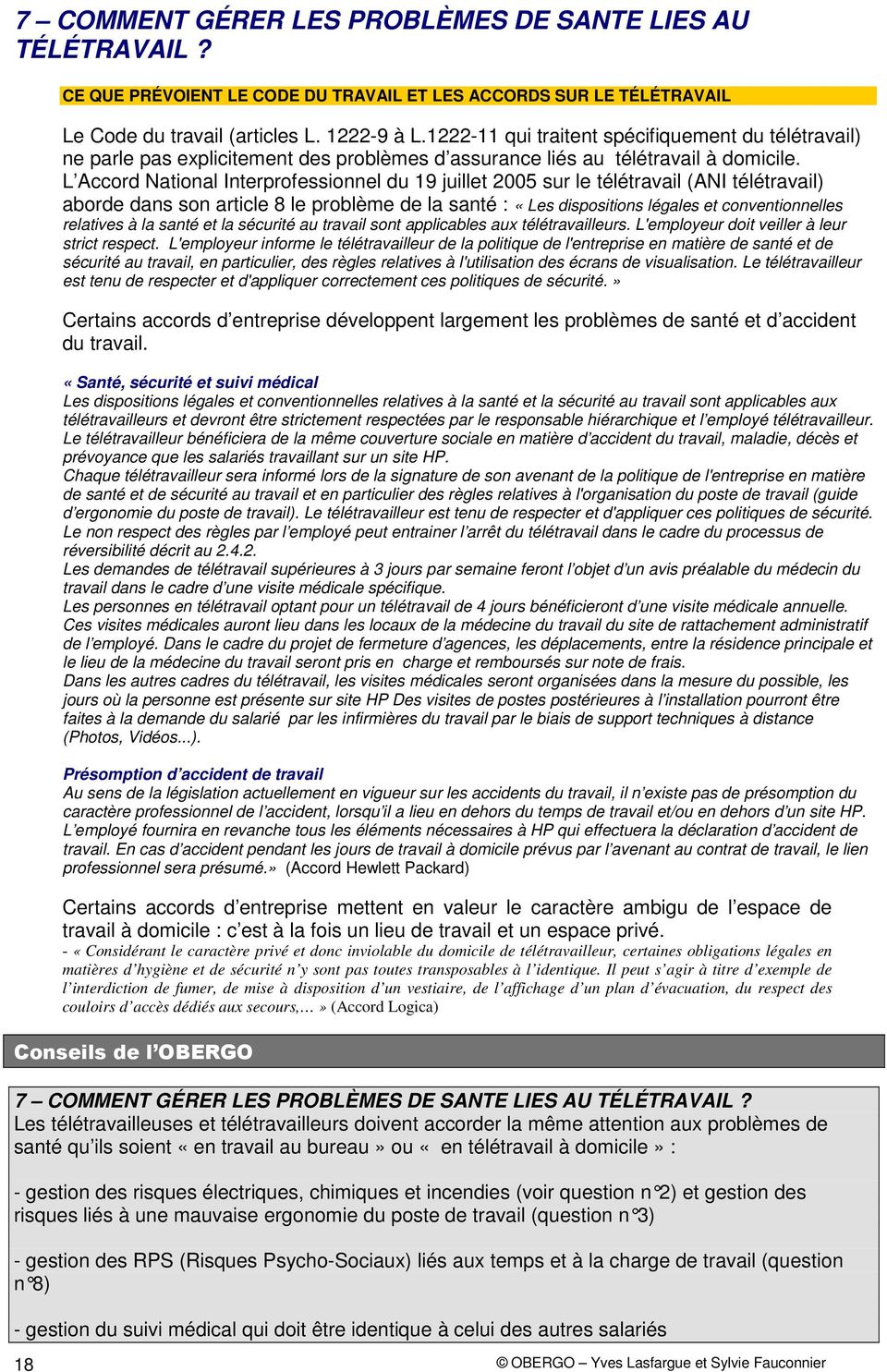 ani teletravail 2005