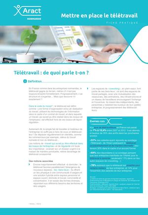 brochure teletravail a domicile