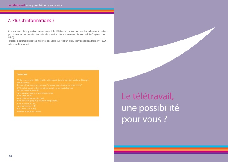 brochure teletravail a domicile