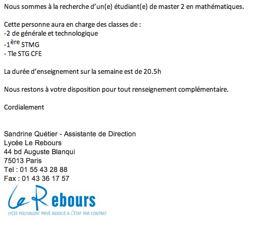 emploi biostatisticien teletravail