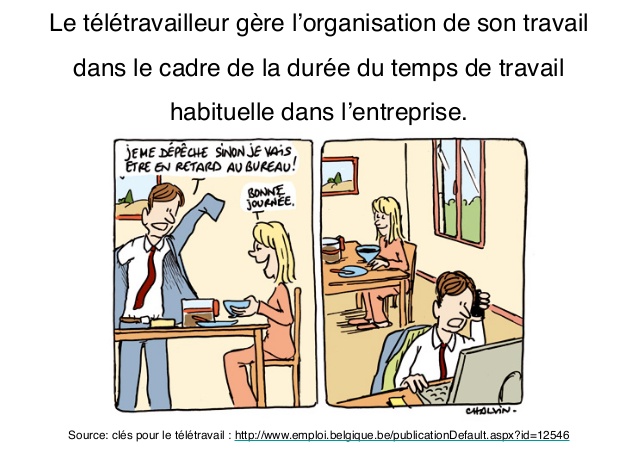 emploi teletravail belgique