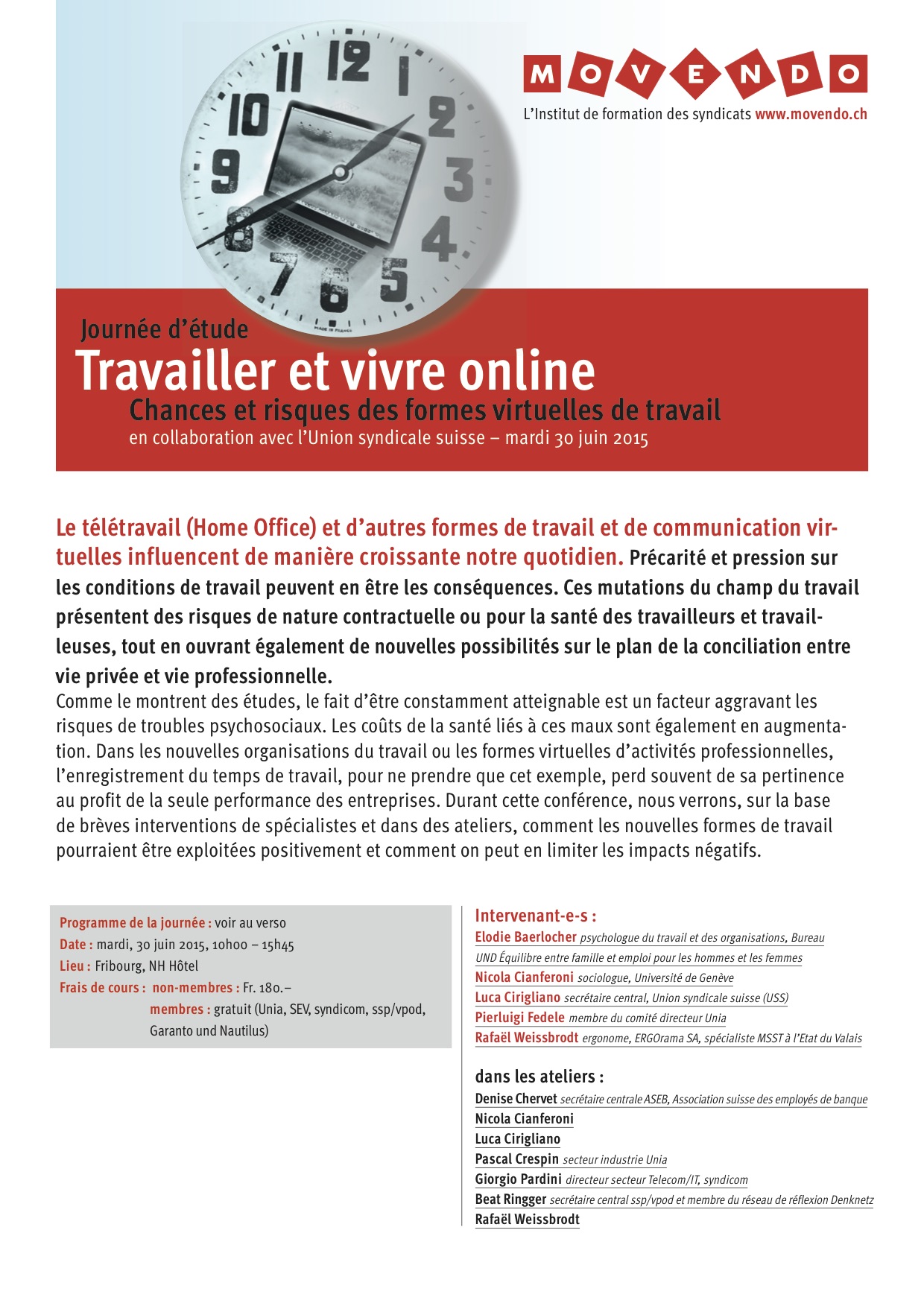 emploi teletravail en suisse