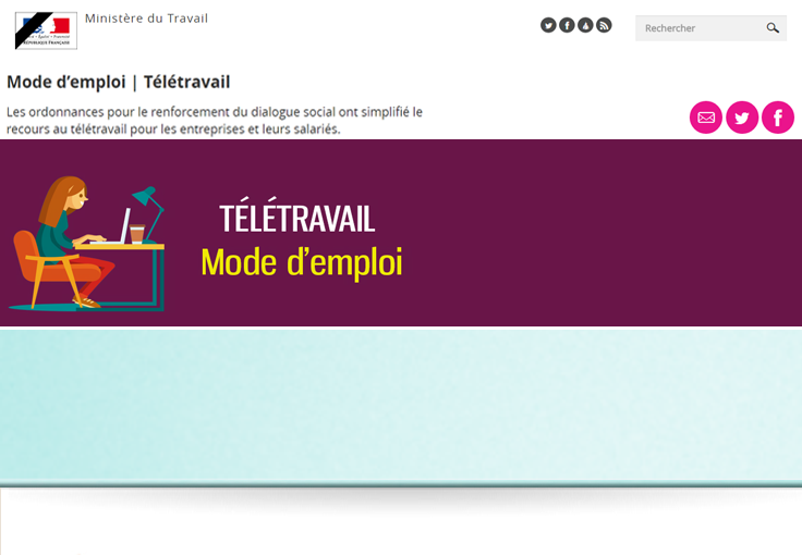emploi teletravail salarie