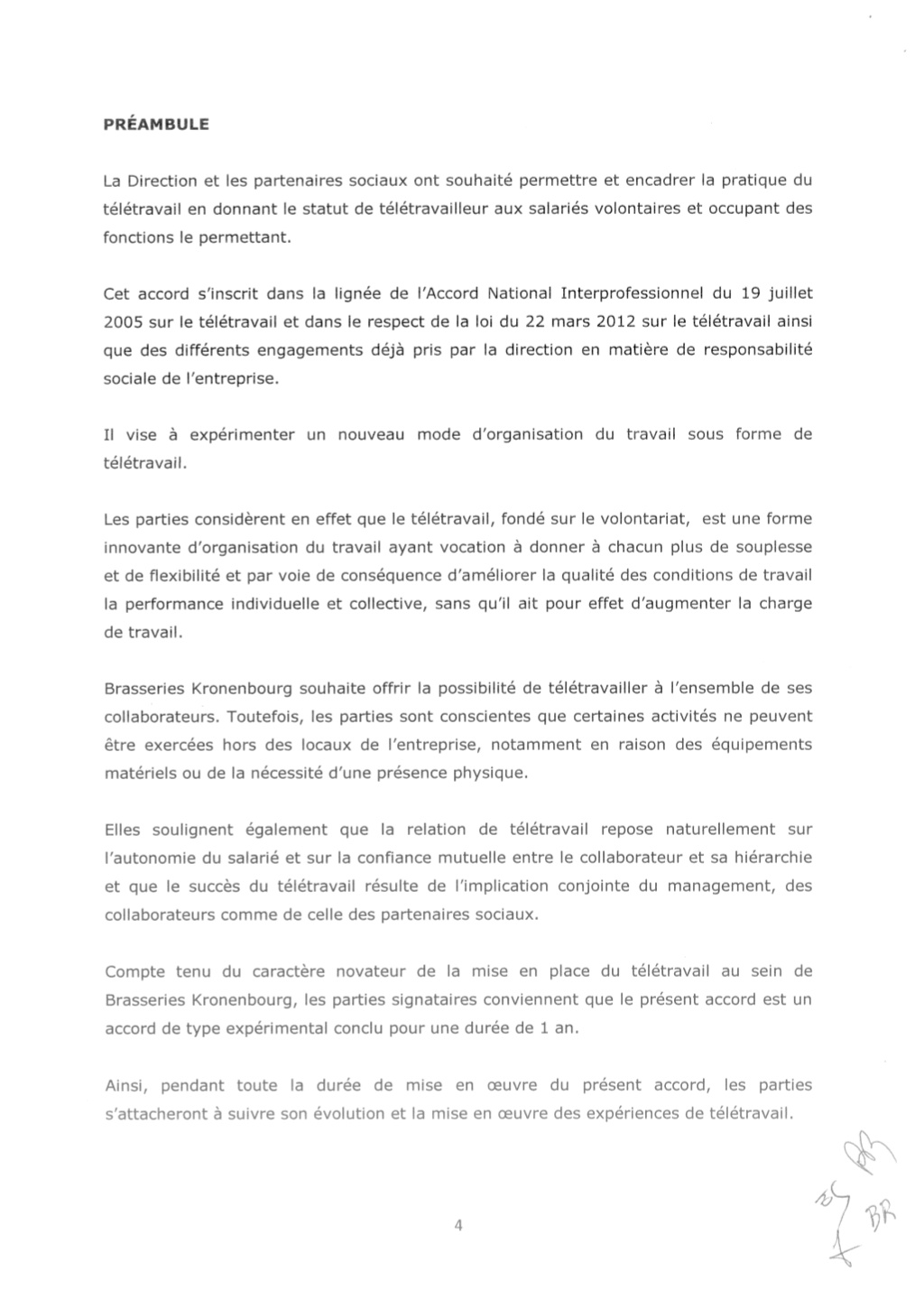 kronenbourg teletravail