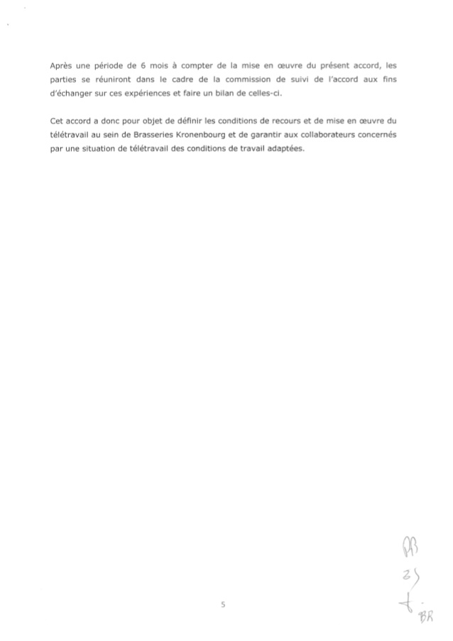 kronenbourg teletravail