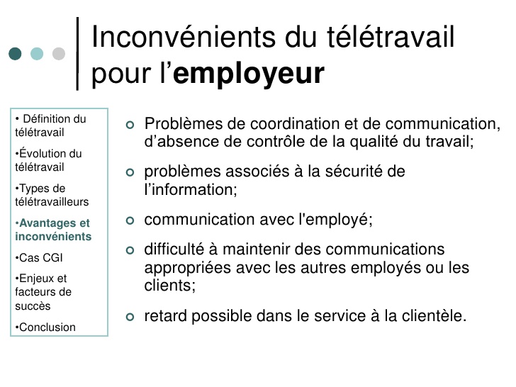 le teletravail conclusion