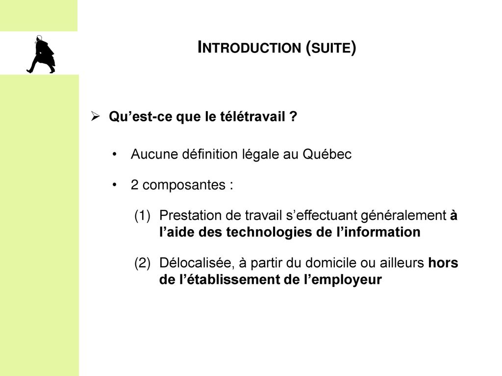le teletravail introduction