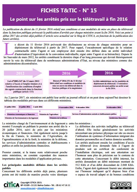 loi teletravail 2016