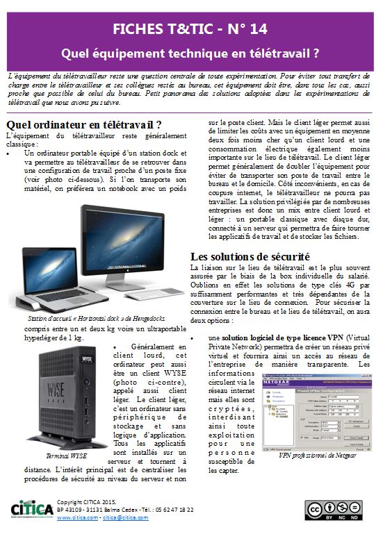 question teletravail