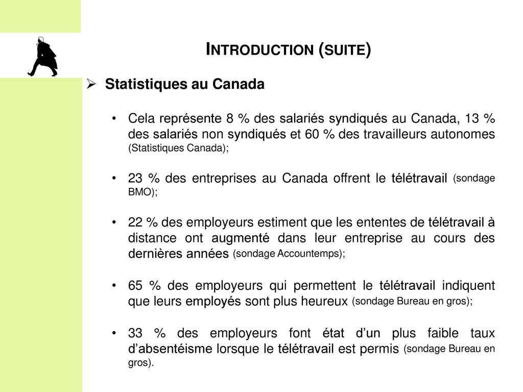 teletravail a domicile canada