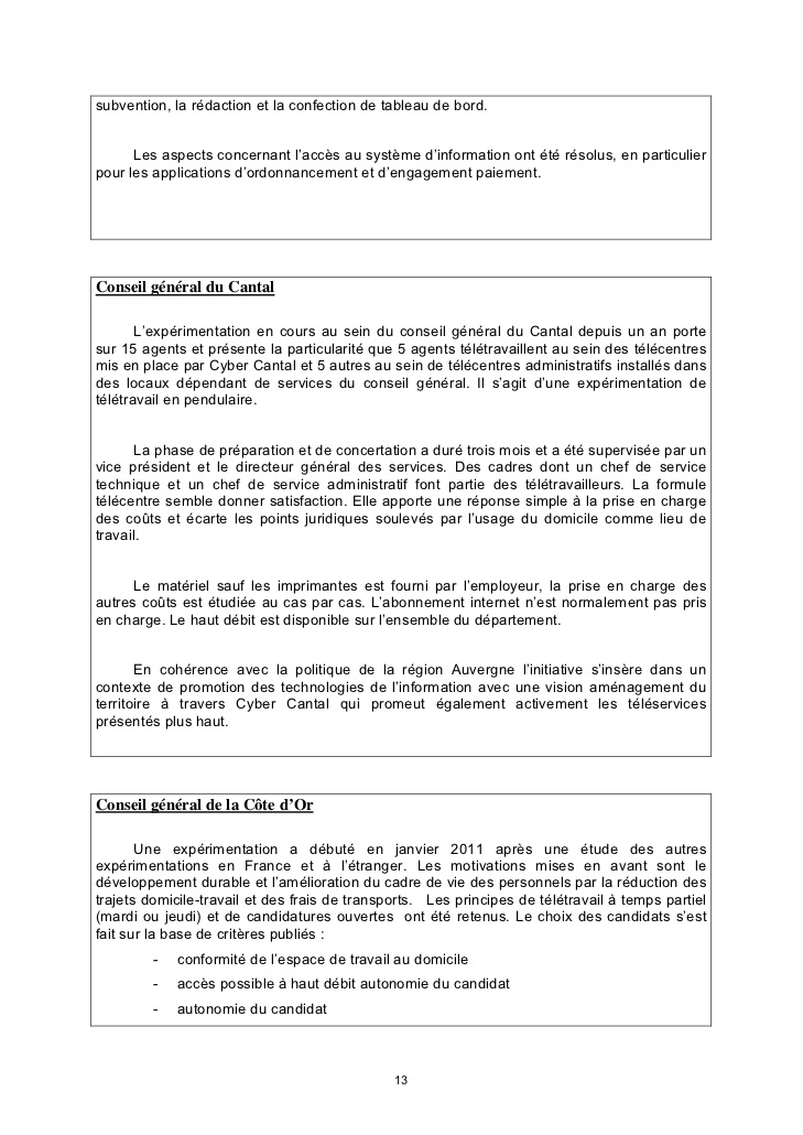 teletravail a domicile cantal
