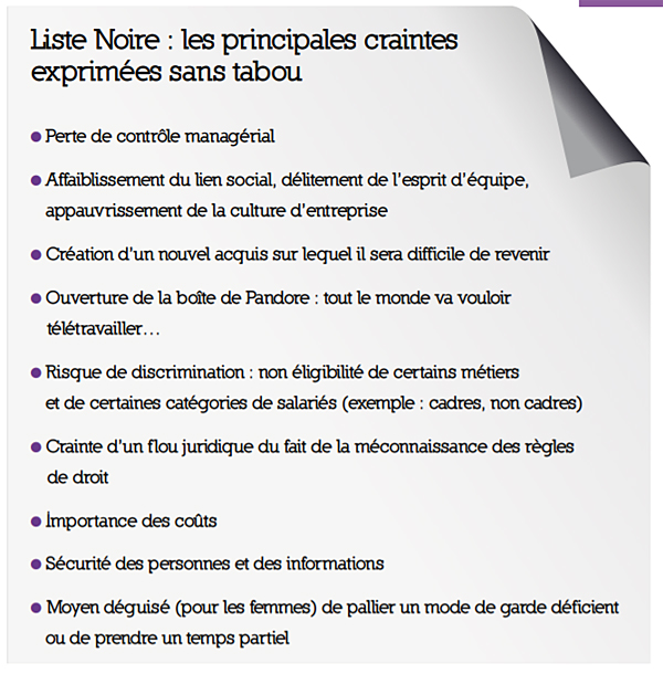 teletravail a domicile et nouveaux rapports au travail