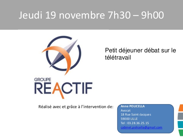 teletravail a domicile lille