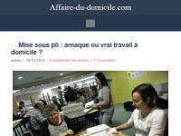 teletravail a domicile mise sous pli