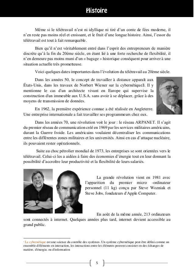 teletravail annees 70