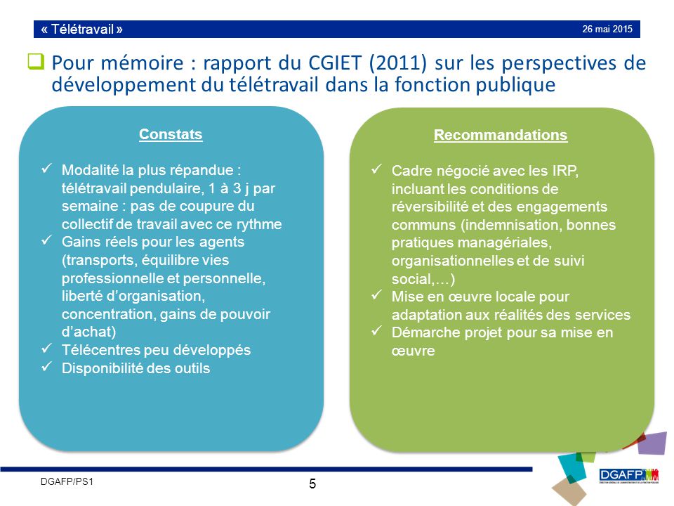 teletravail article 133
