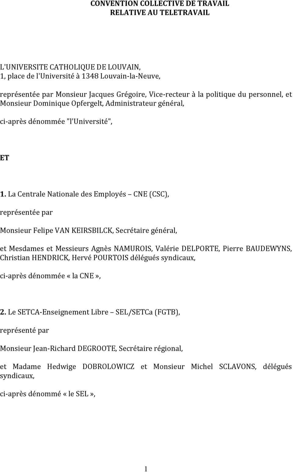teletravail cct 85