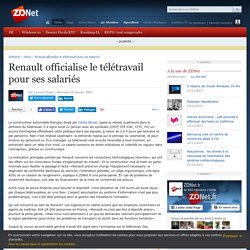 teletravail chez renault