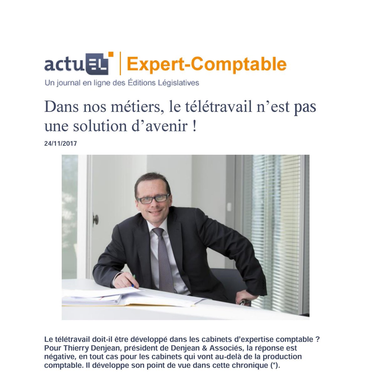 teletravail comptable