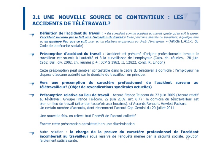 teletravail discrimination