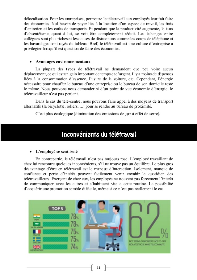 teletravail economie d'energie