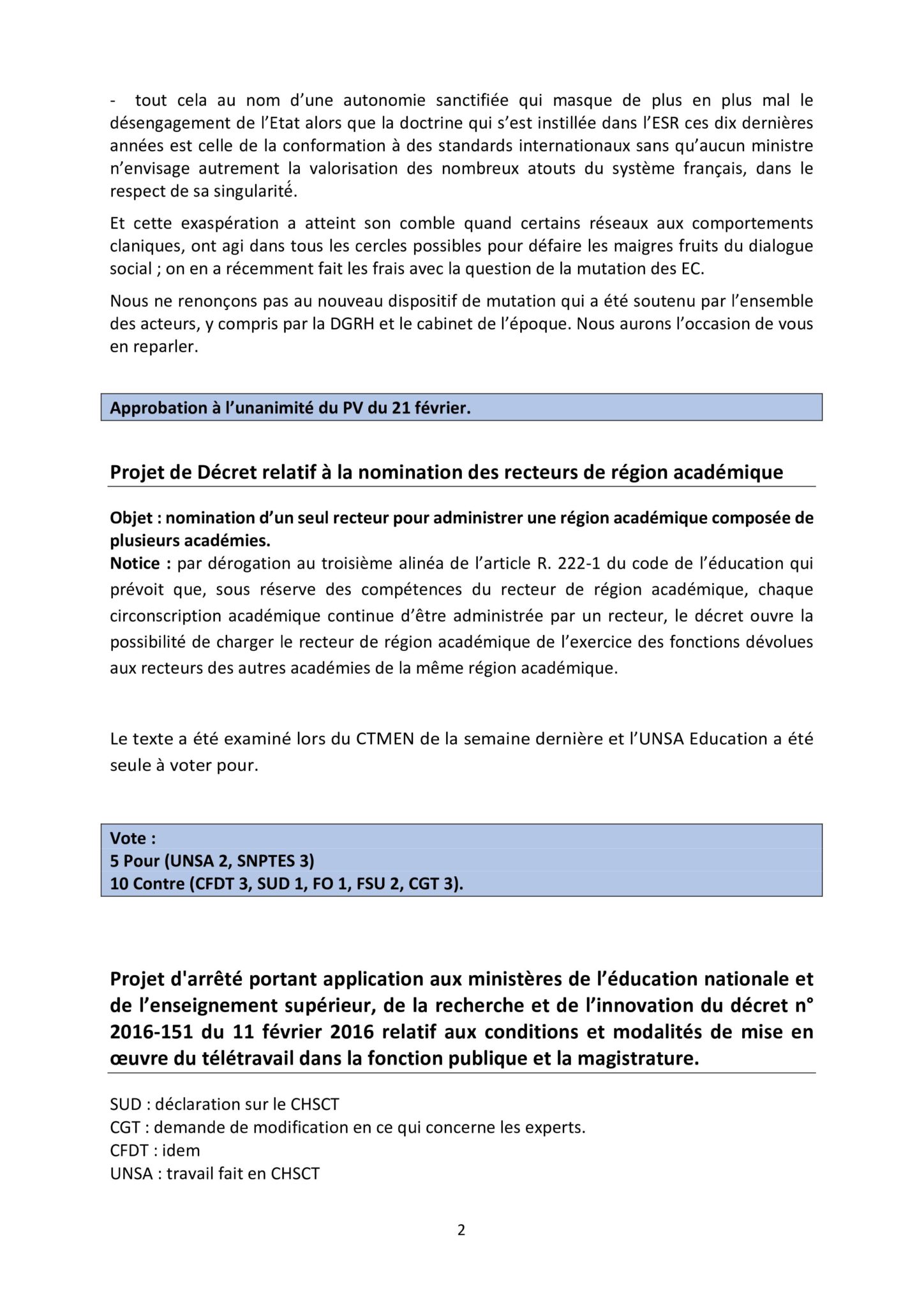 teletravail education nationale