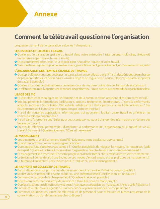 teletravail equipement necessaire