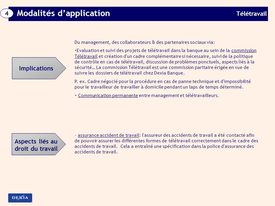 teletravail et accident du travail