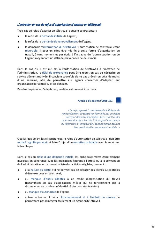 teletravail etablissement stable