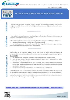 teletravail forfait jours