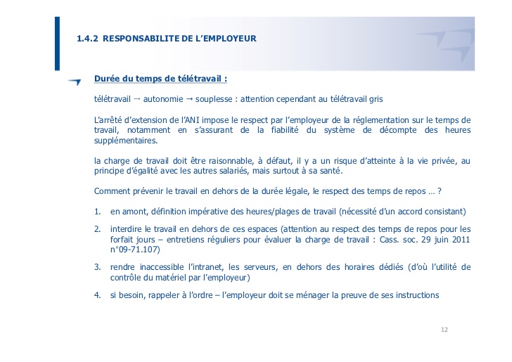 teletravail forfait jours