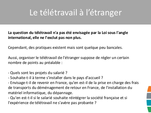 teletravail frais loyer