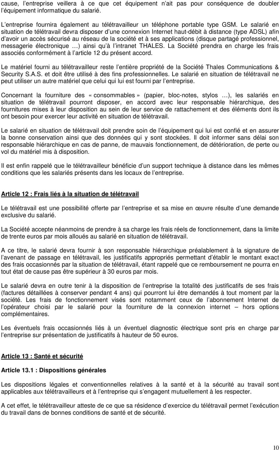 teletravail frais reel