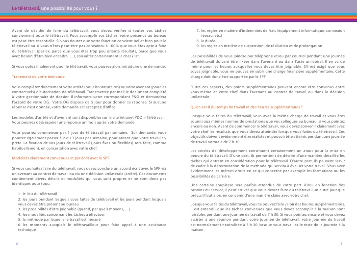 teletravail heures supplementaires