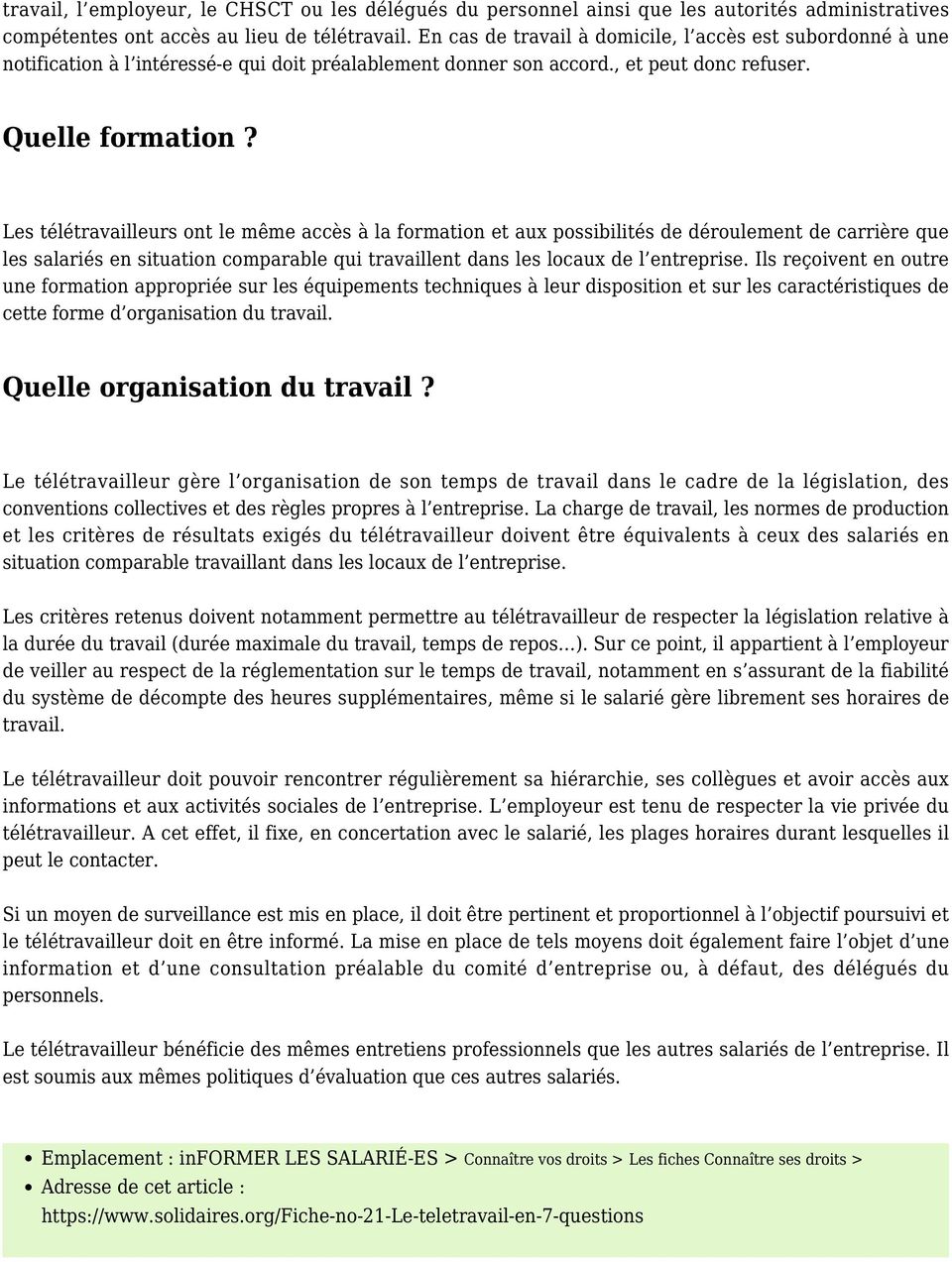 teletravail heures supplementaires