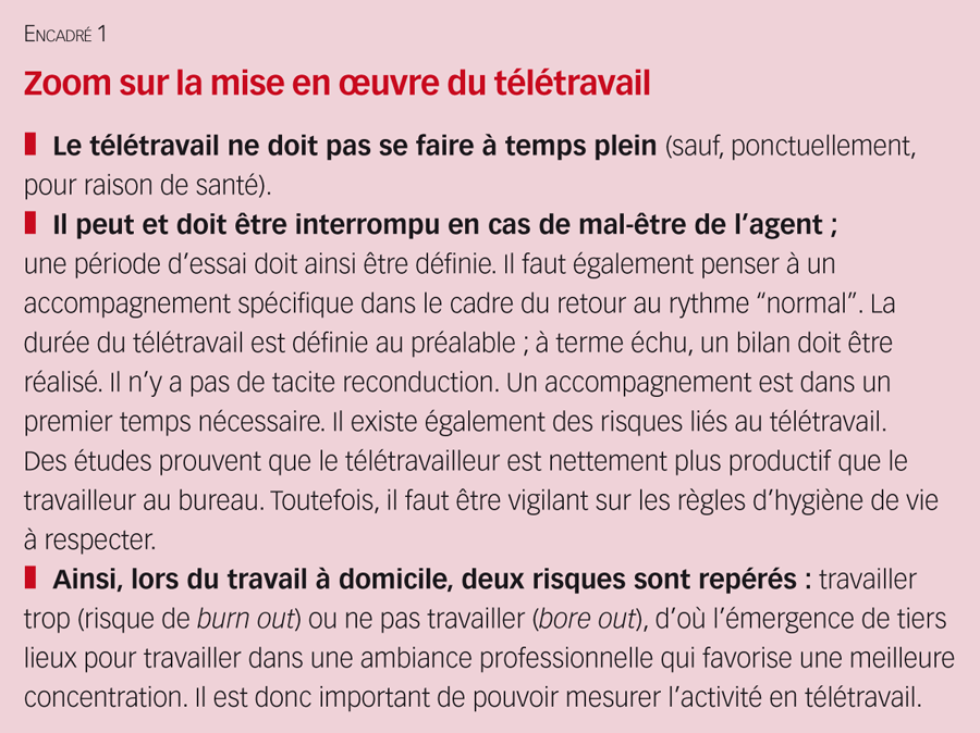teletravail hopital