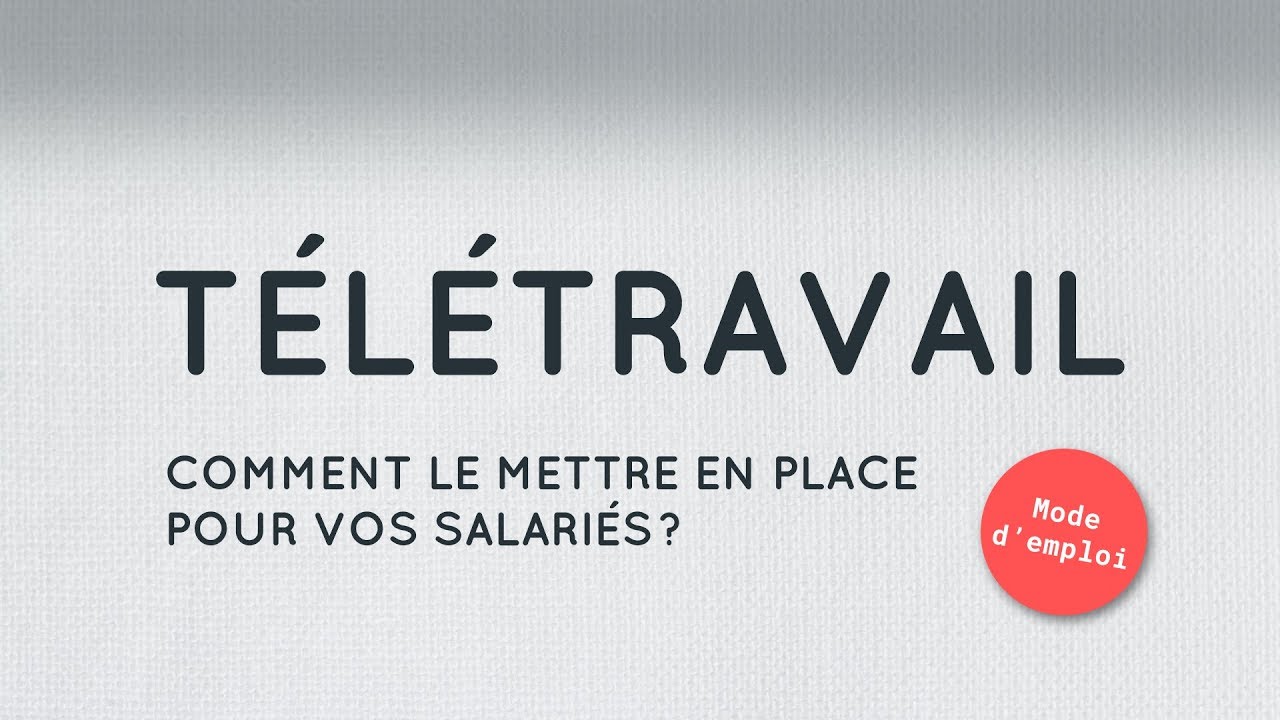 teletravail in english