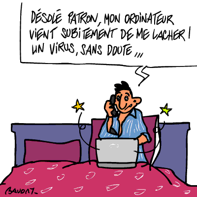 teletravail inconvenient