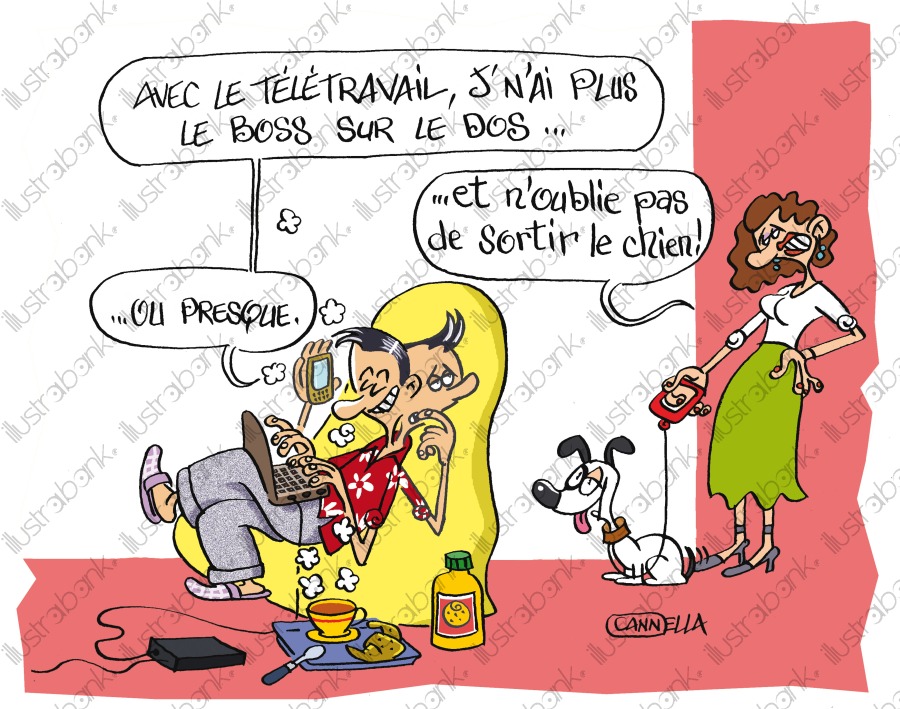 teletravail inconvenient