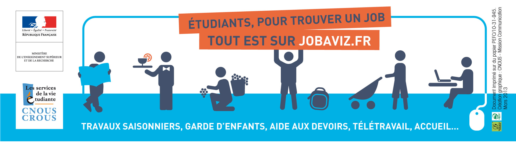 teletravail job etudiant