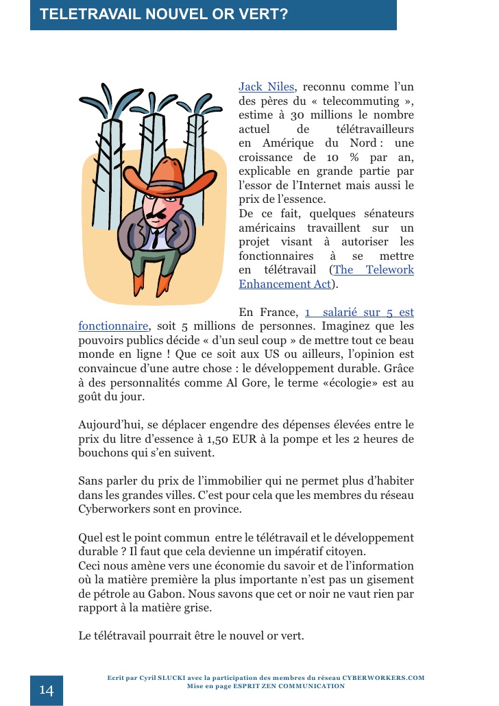 teletravail journal du net