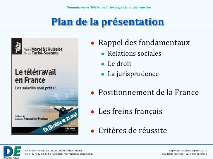 teletravail jurisprudence