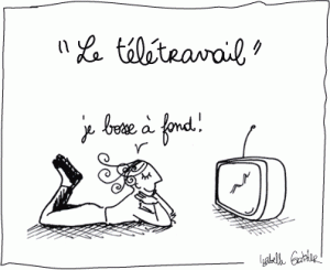teletravail la poste