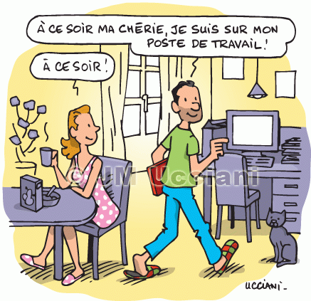 teletravail le soir