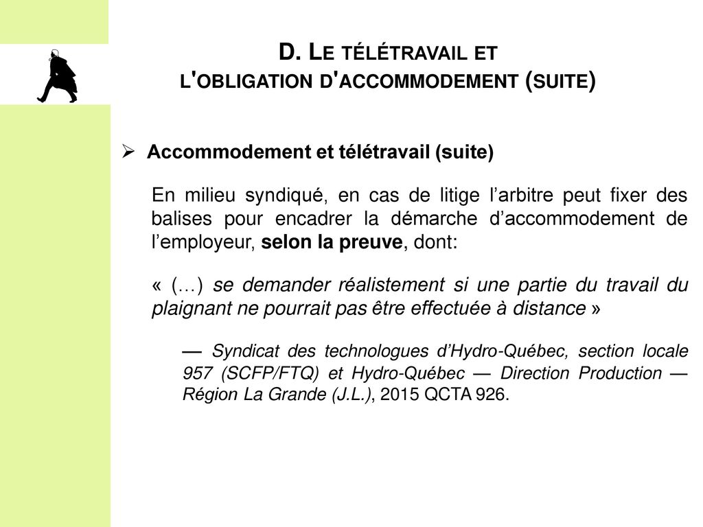 teletravail obligation employeur