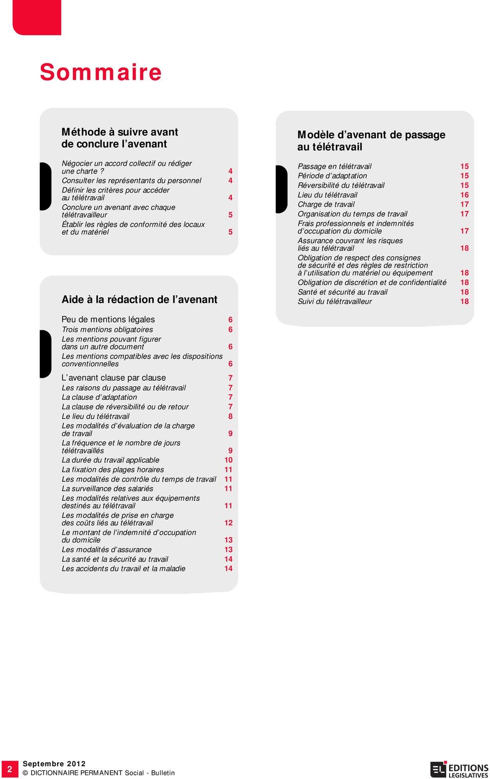 teletravail obligation