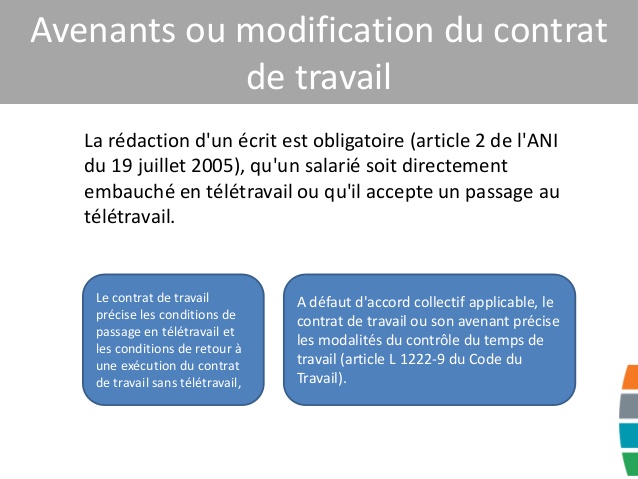 teletravail obligatoire