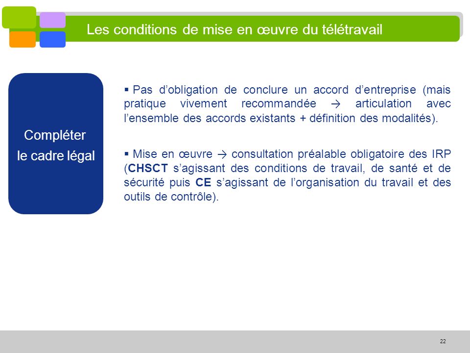 teletravail obligatoire