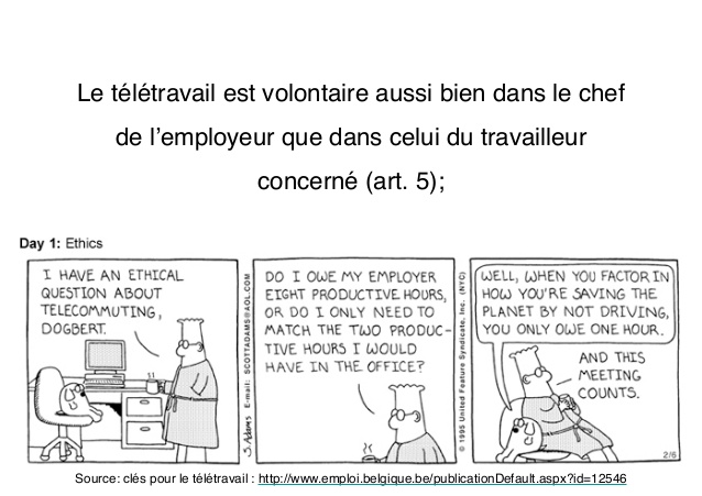 teletravail offres d'emploi belgique