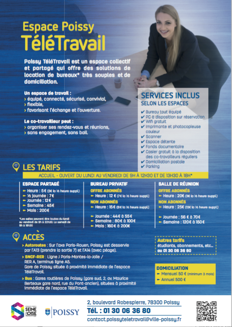 teletravail poissy